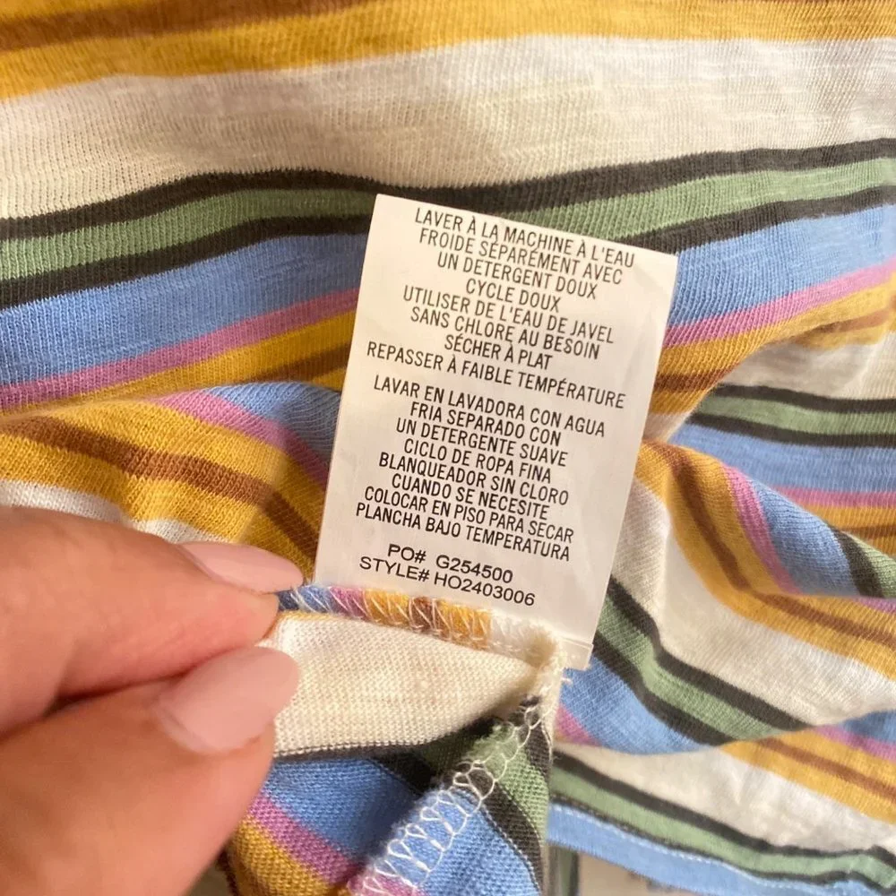 NWT Raissa Stripe Cardigan Top, Small
